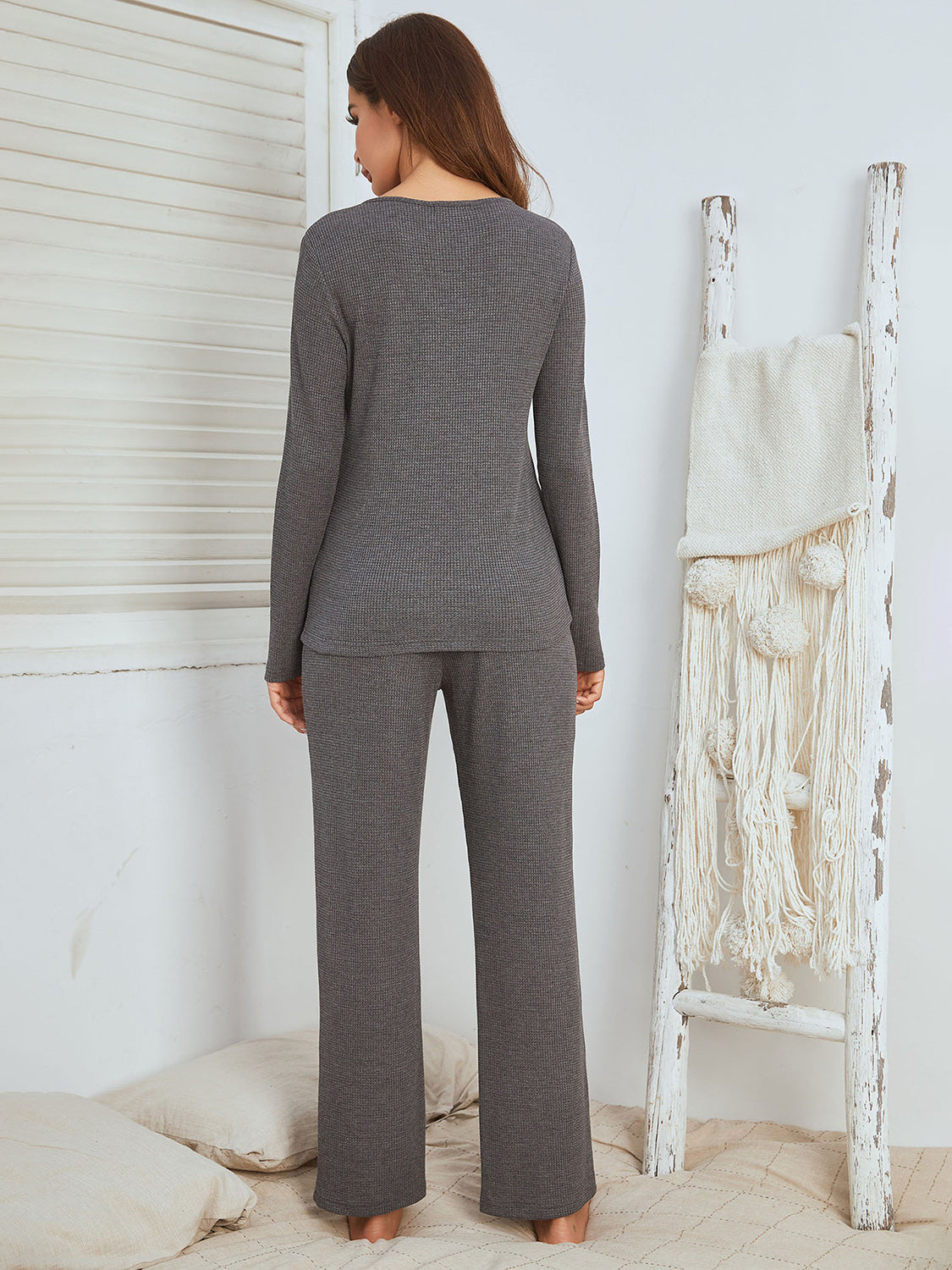 Antonella Long Sleeve Top & Pants Set | Multiple Colors