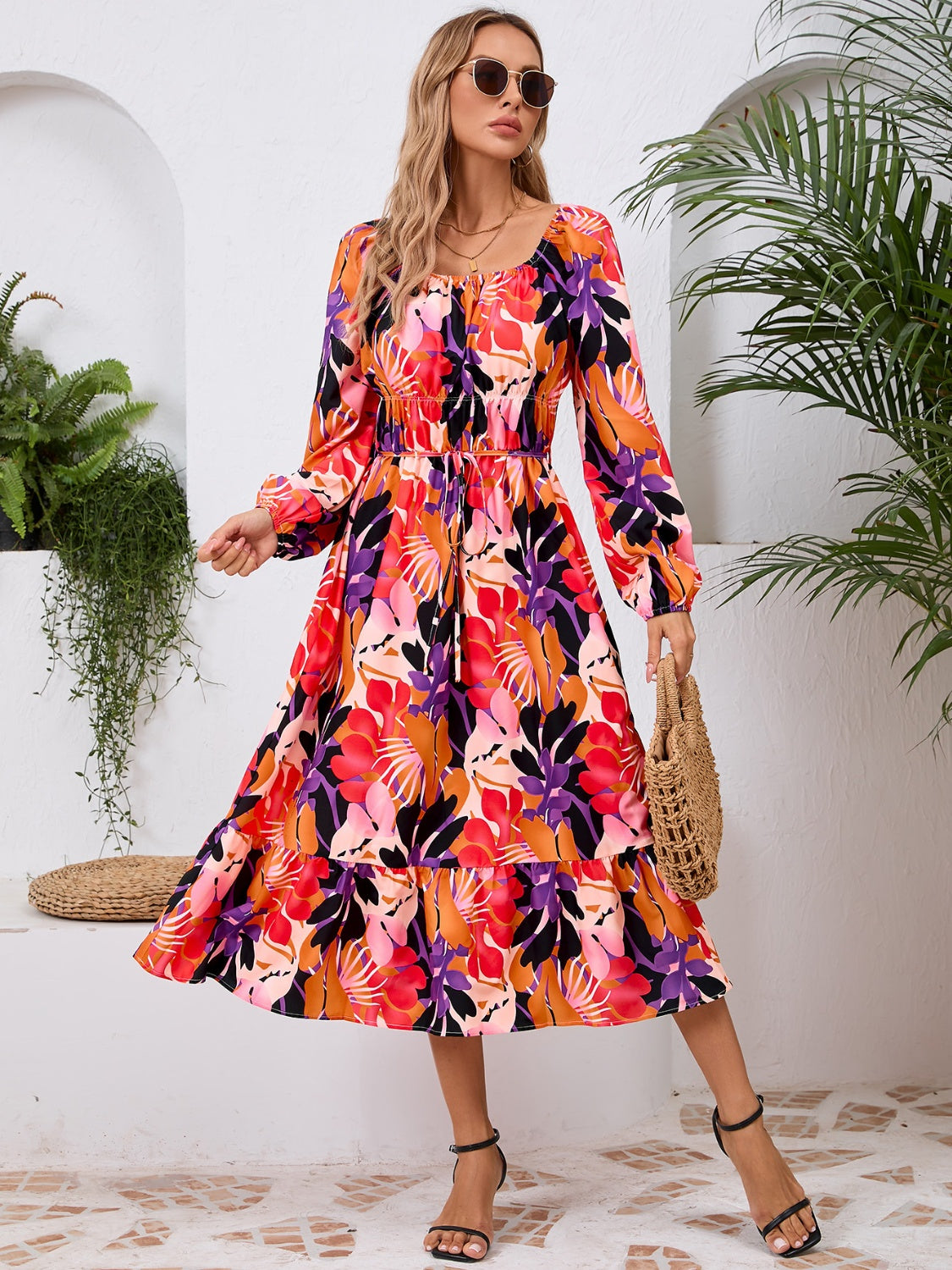 Kiara Floral Midi Dress | Multiple Colors