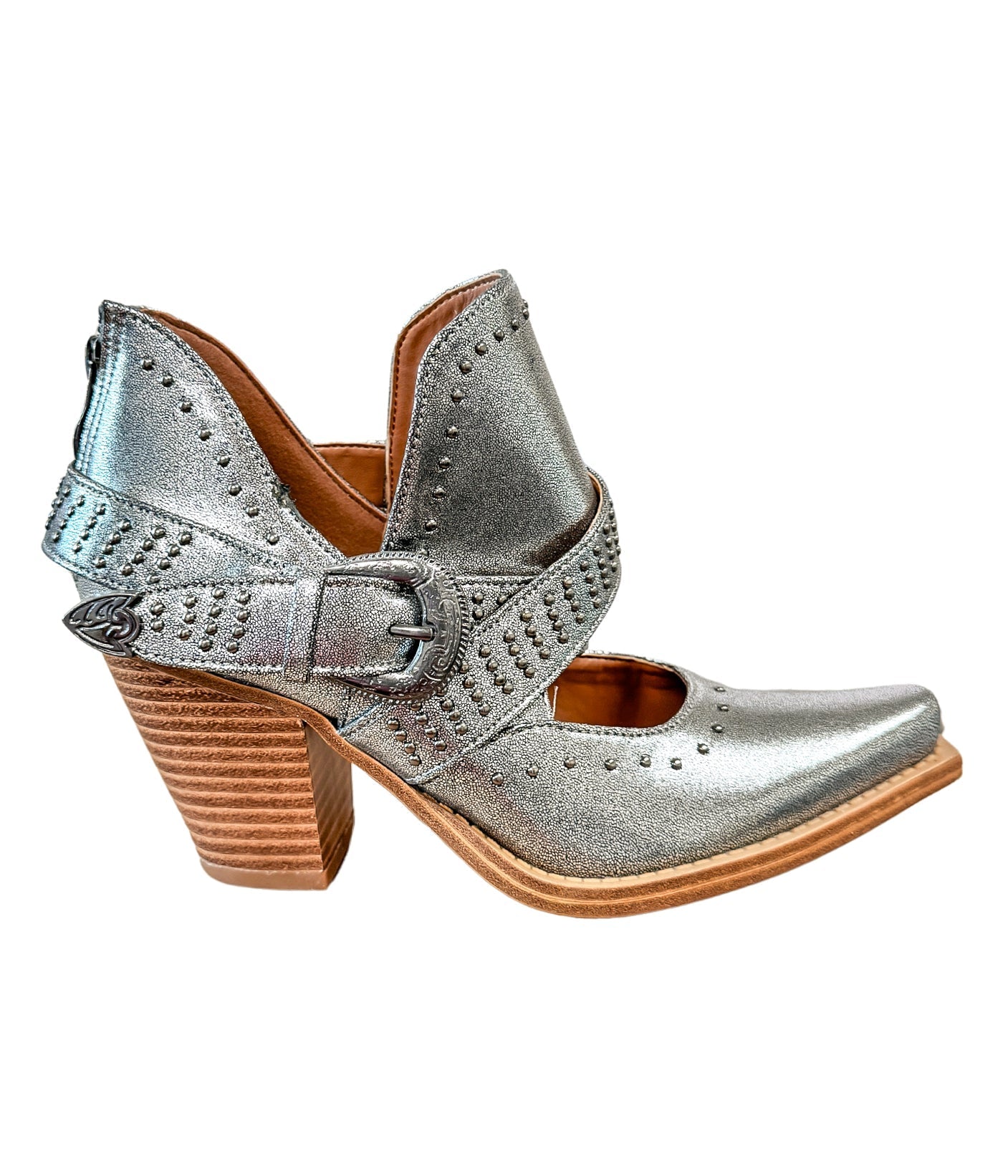 Fiona Ankle Boots | Silver