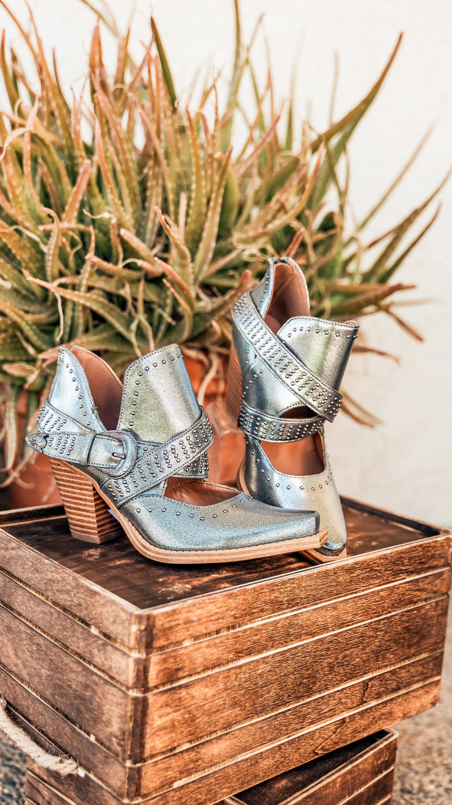 Fiona Ankle Boots | Silver