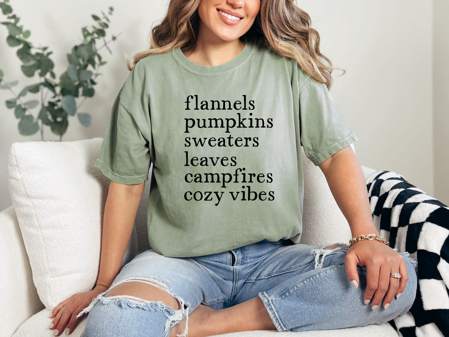 Flannels & Pumpkins Graphic Tee