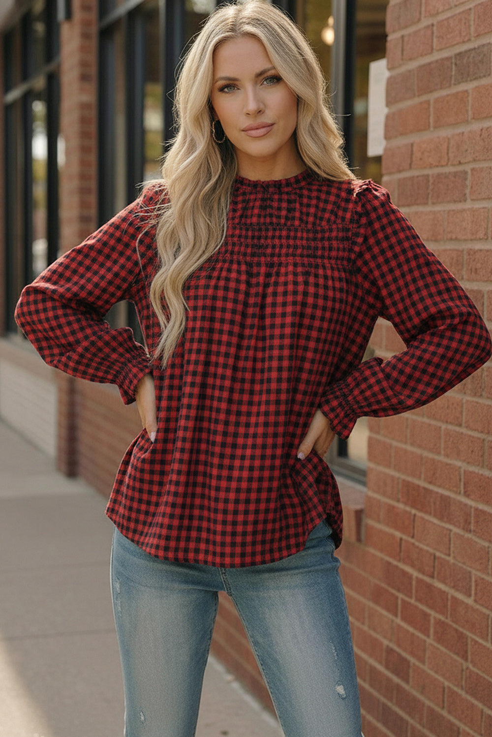 Wildwood Checkered Top