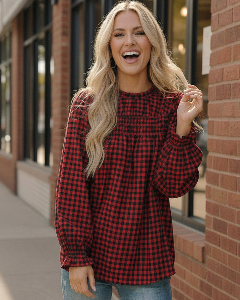 Wildwood Checkered Top