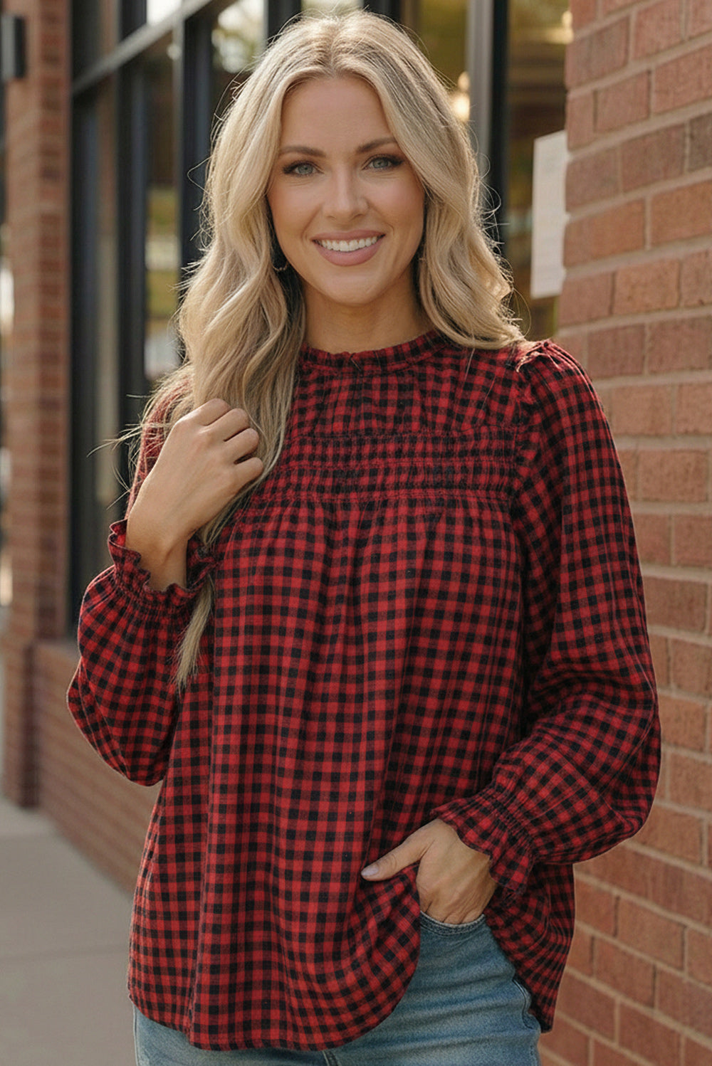 Wildwood Checkered Top