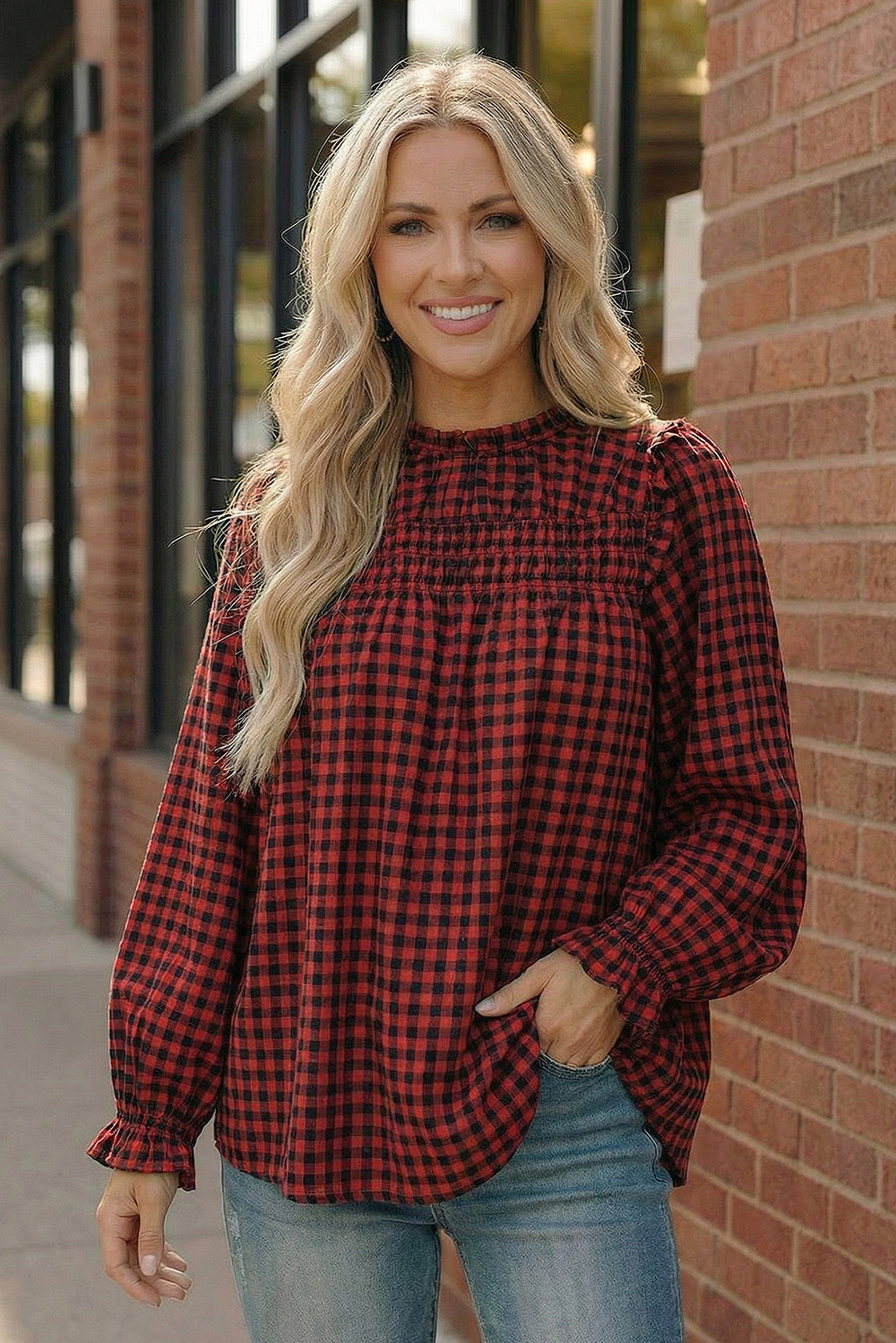 Wildwood Checkered Top