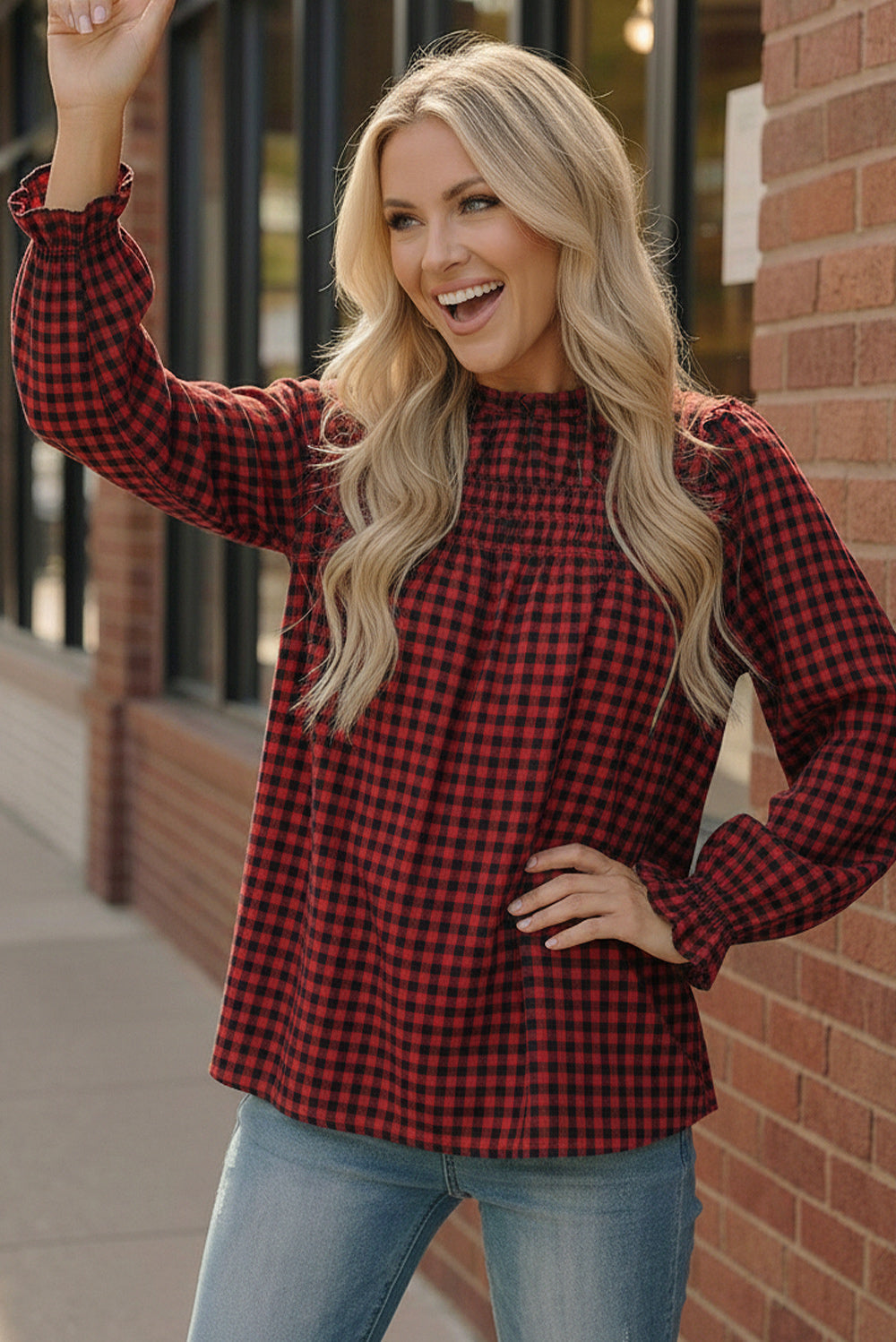 Wildwood Checkered Top