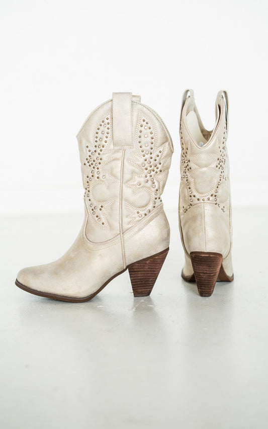 Houston Western Boots | Champagne