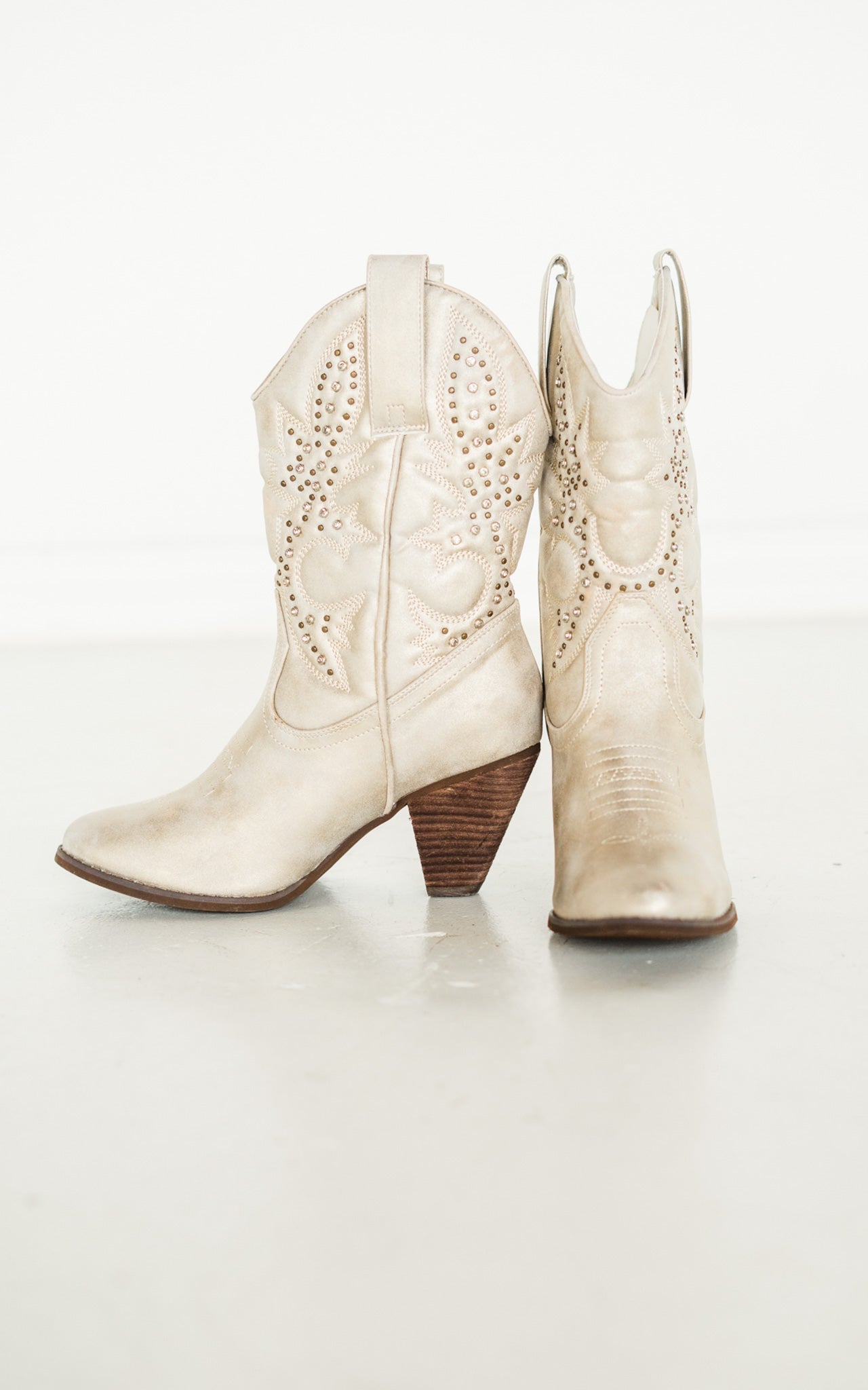 Houston Western Boots | Champagne