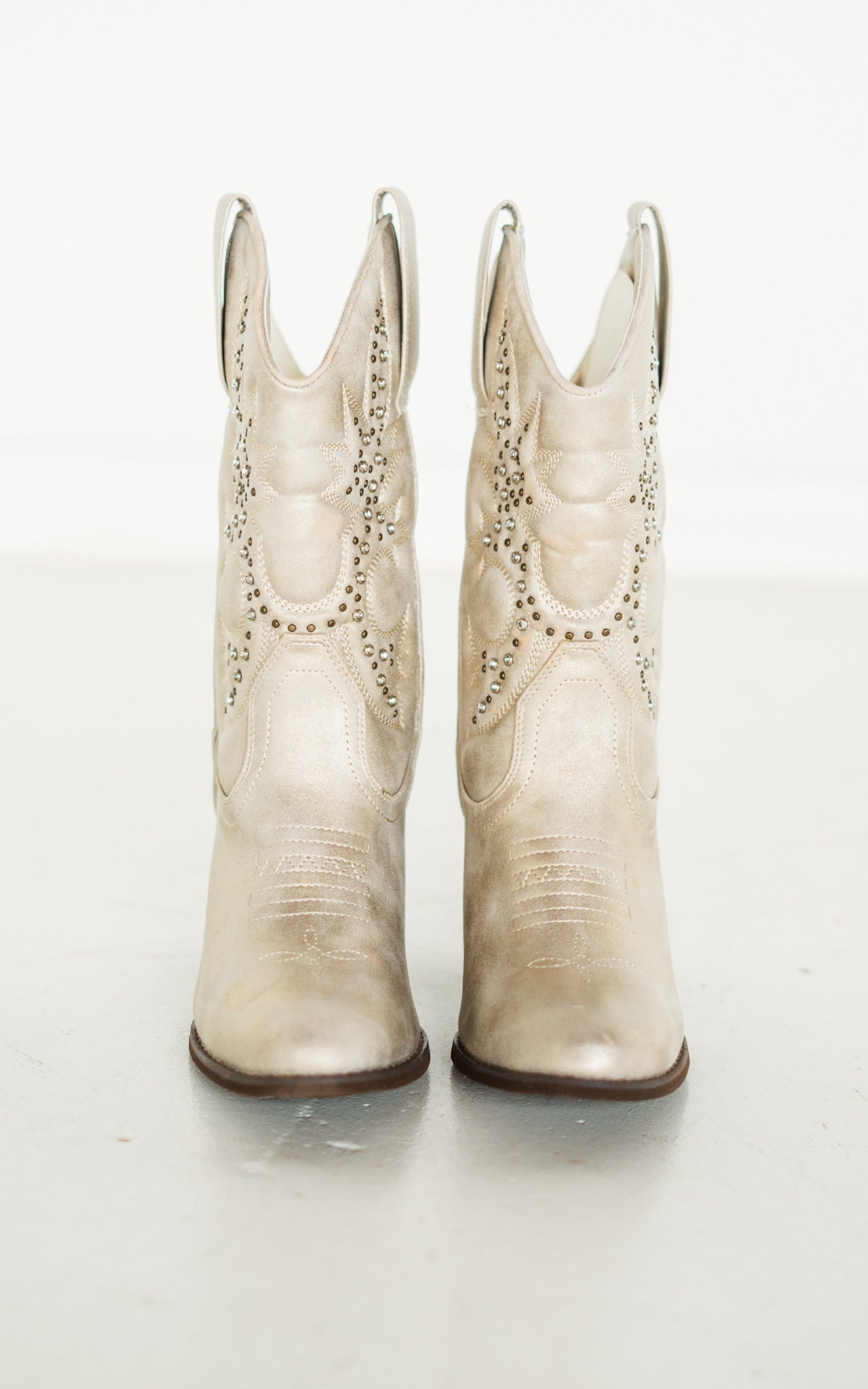 Houston Western Boots | Champagne