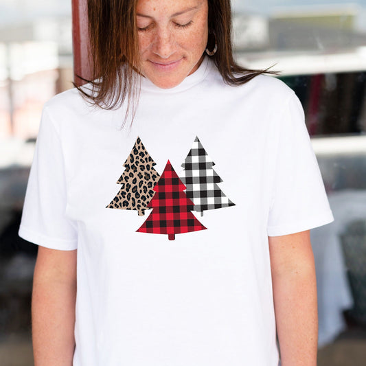 Trio Christmas Tree Graphic Tee
