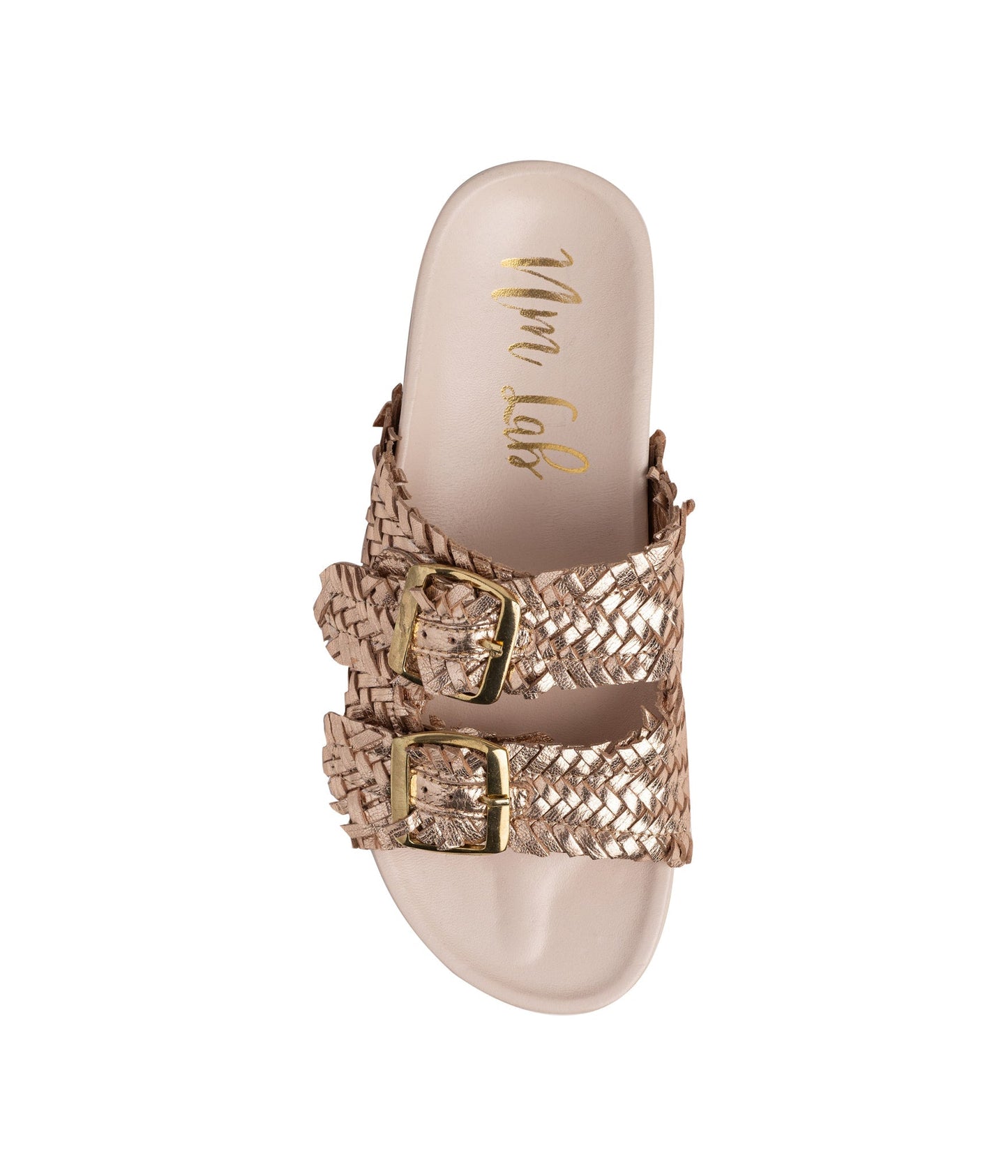 Cheyenne Strap Slides | Champagne