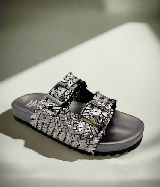 Cheyenne Strap Slides | Pewter