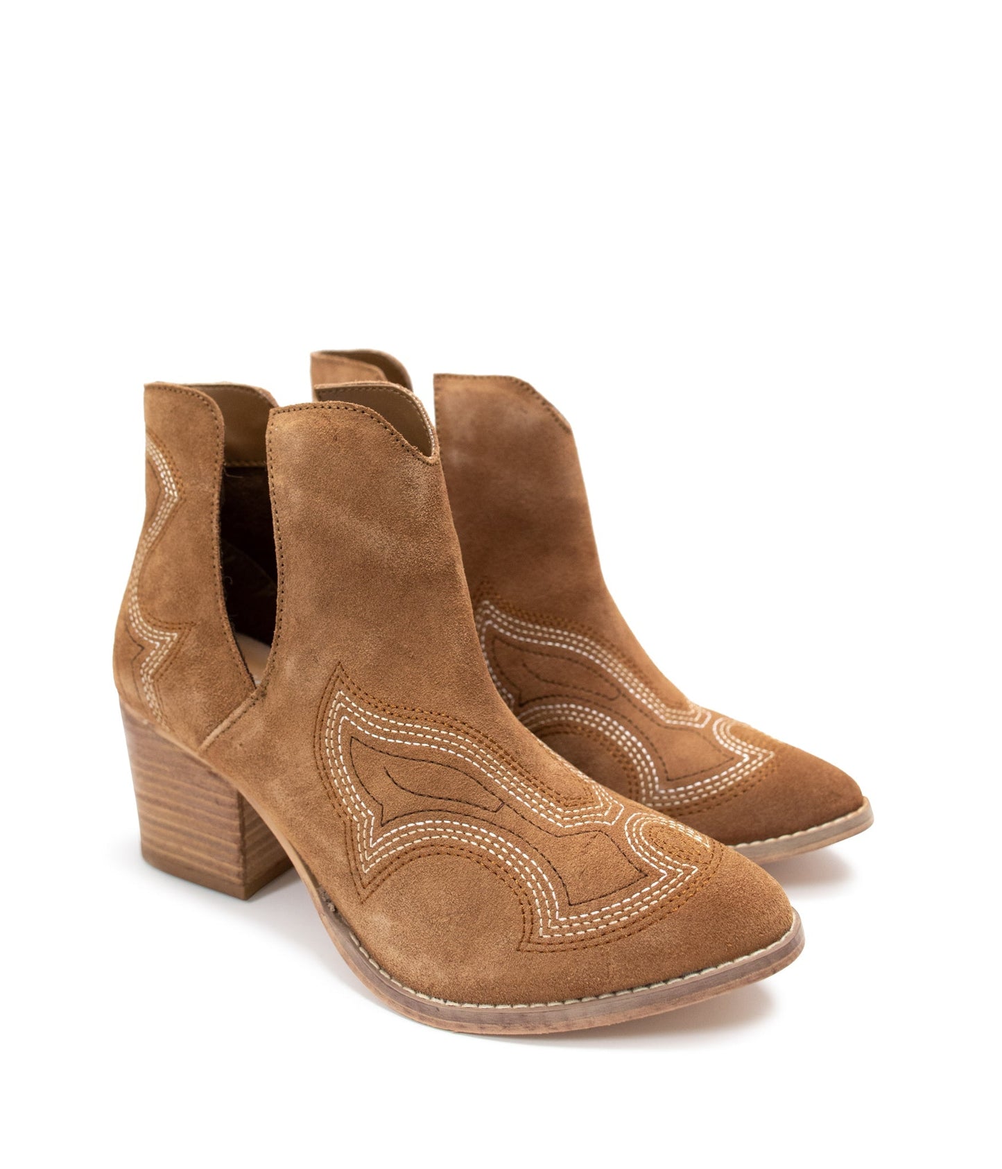 Journee Ankle Boots | Tan