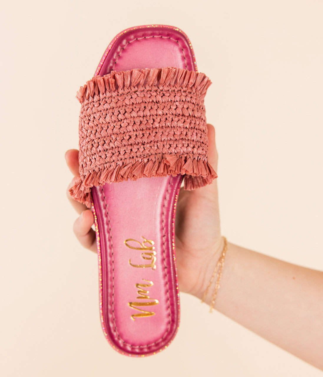 Juana Woven Sandals | Pink
