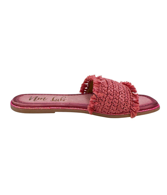Juana Woven Sandals | Pink