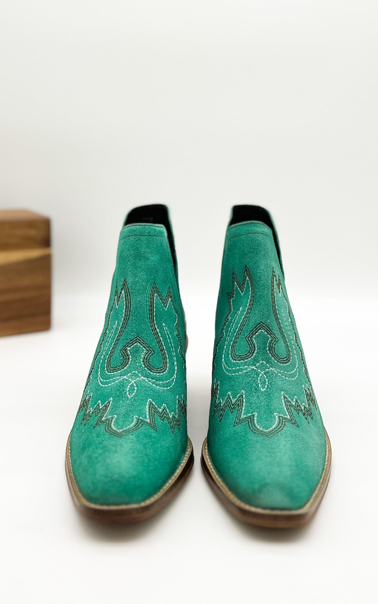 Kickin' Booties | Turquoise Suede