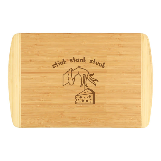 Stink, Stank, Stunk Two-Tone Cutting Board