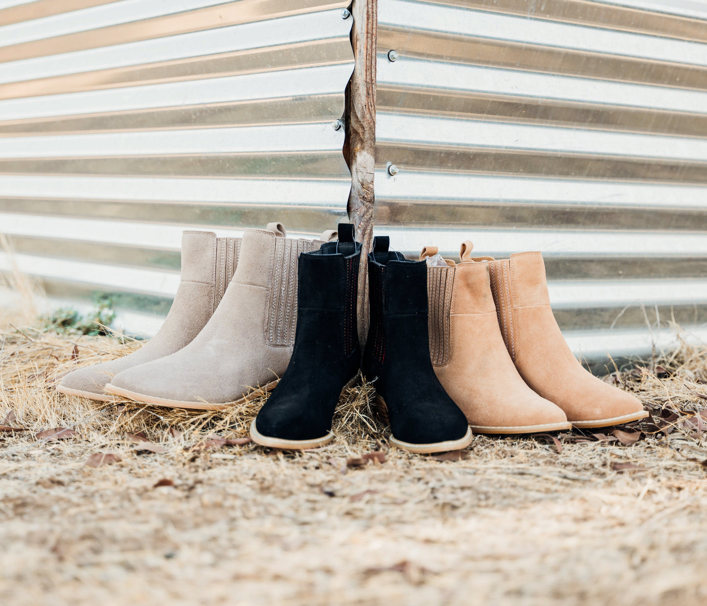 Leonor Suede Ankle Boots | Black