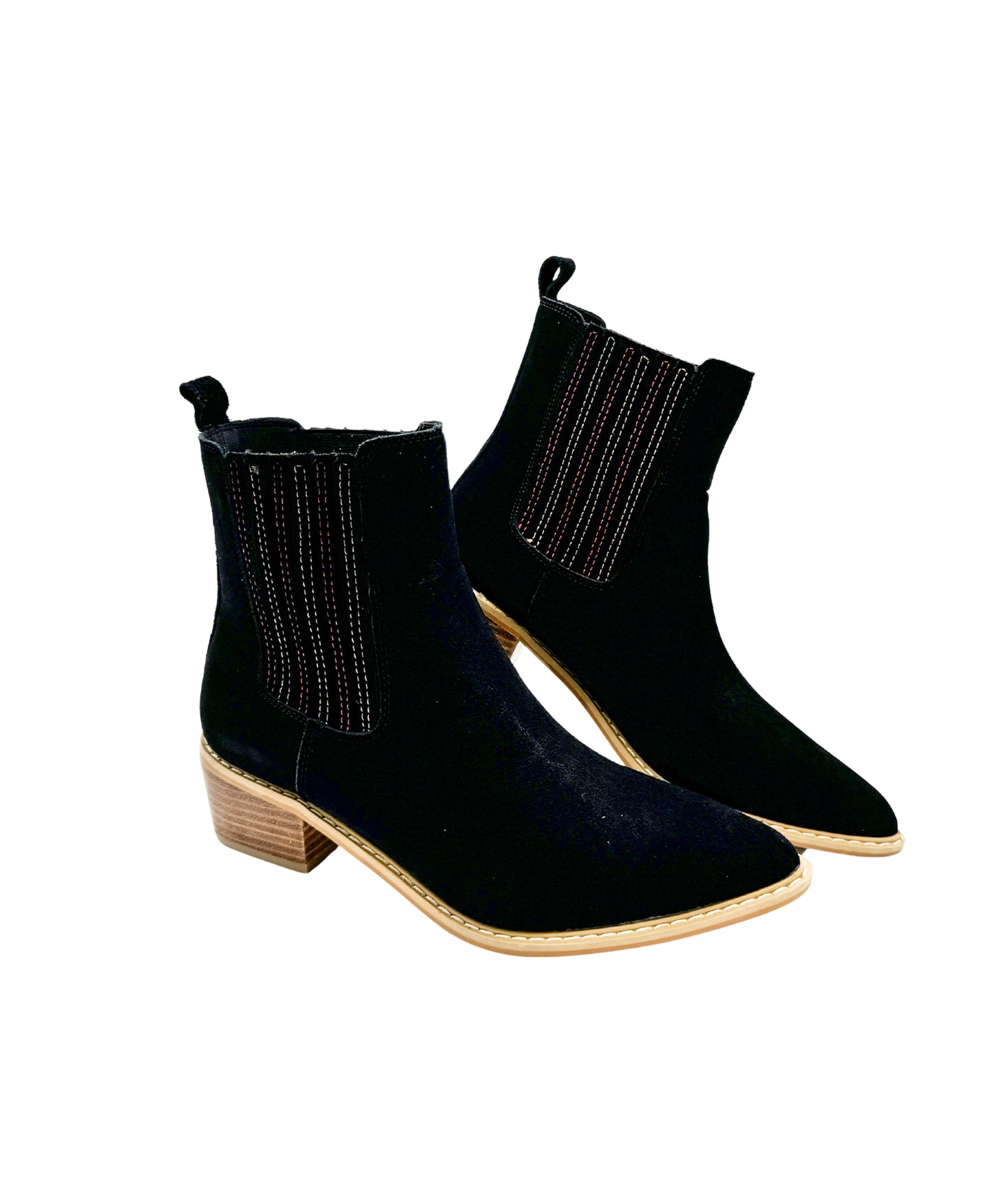 Leonor Suede Ankle Boots | Black