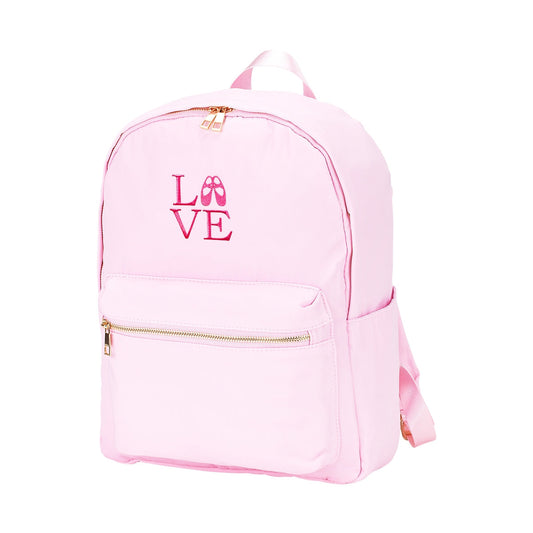Love Dance Embroidered Charlie Backpack