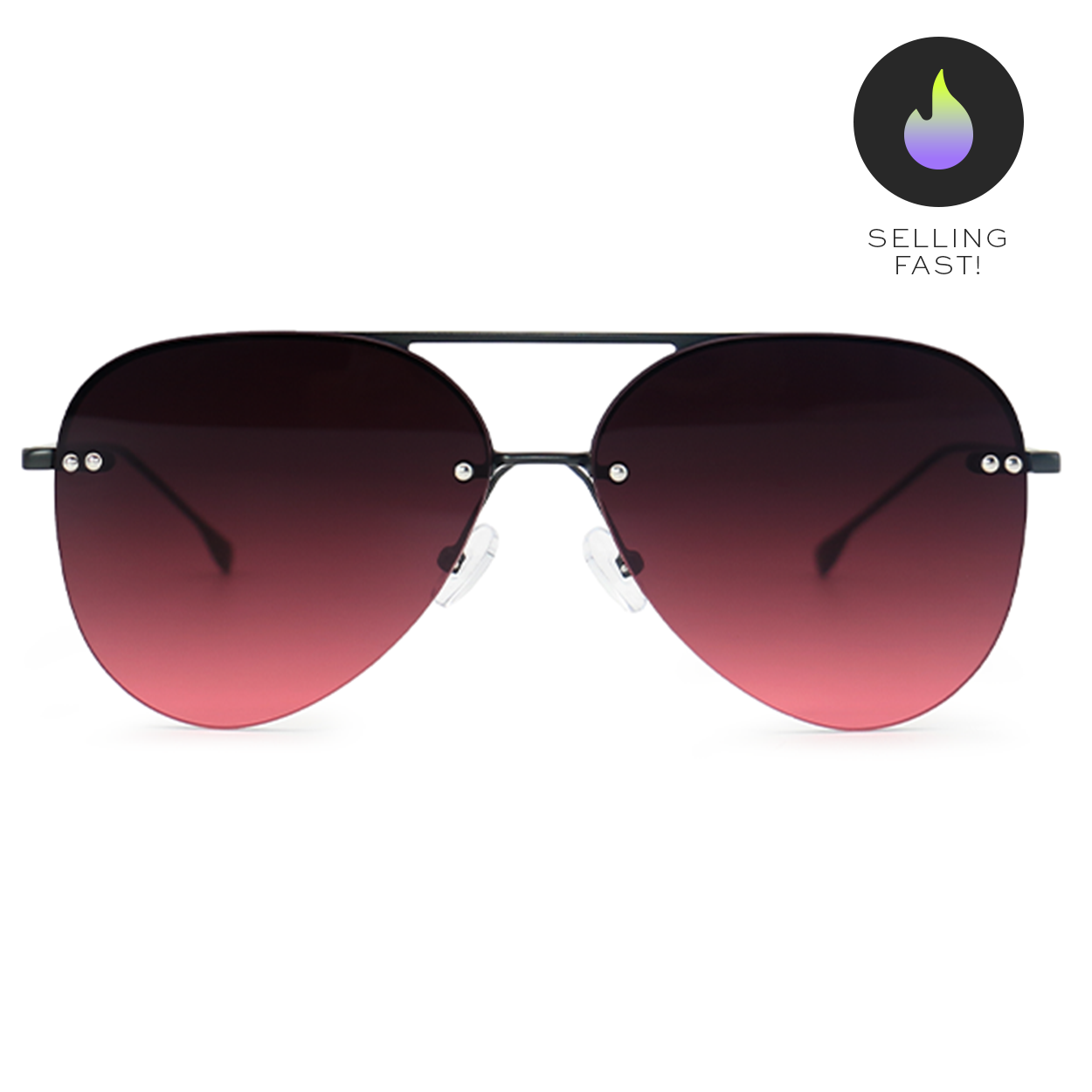 Megan Aviator Sunglasses | Ruby