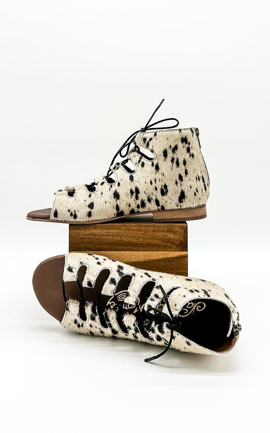 Nola Sandals | Black & White