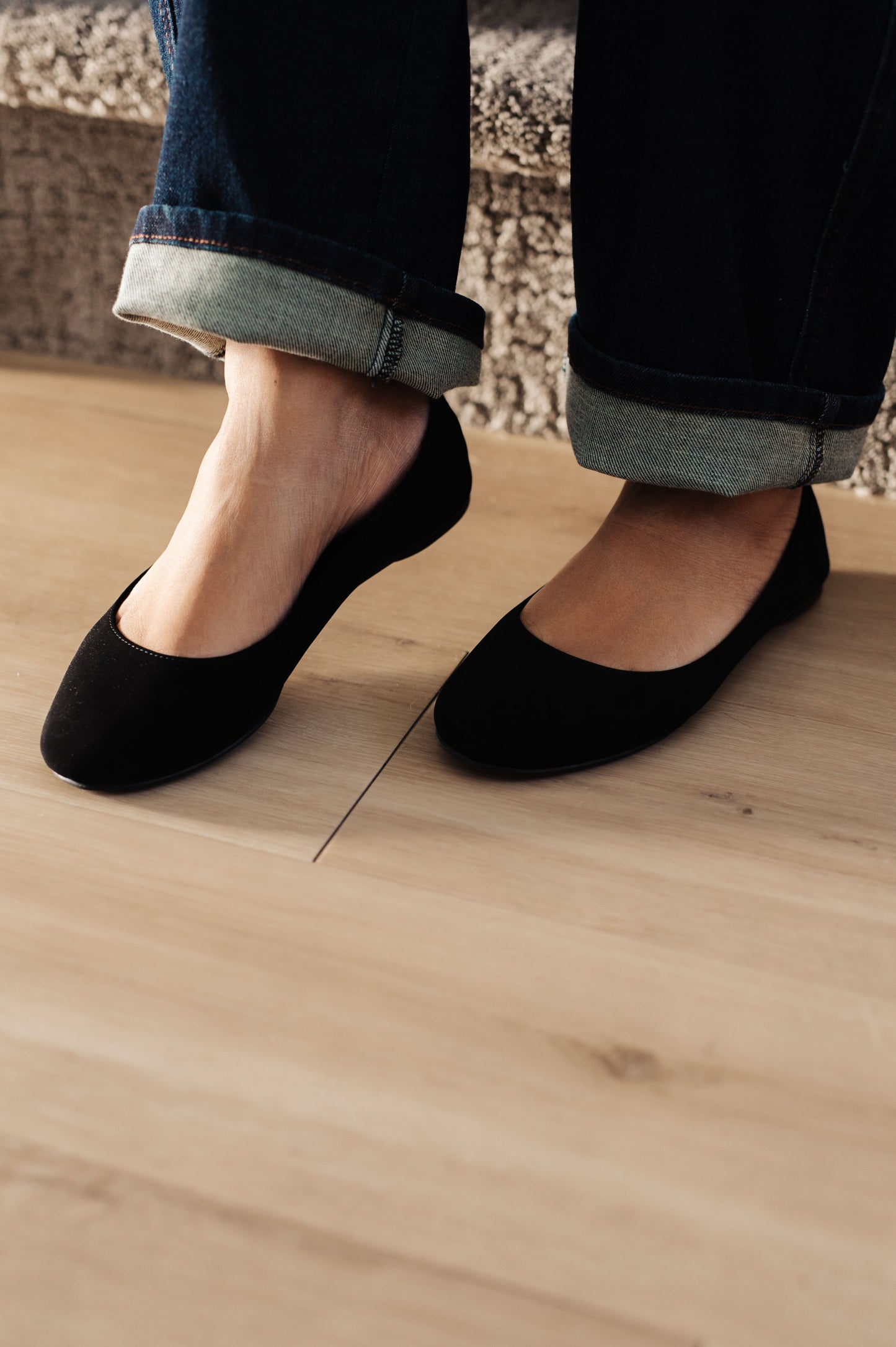 On Your Toes Ballet Flats | Black