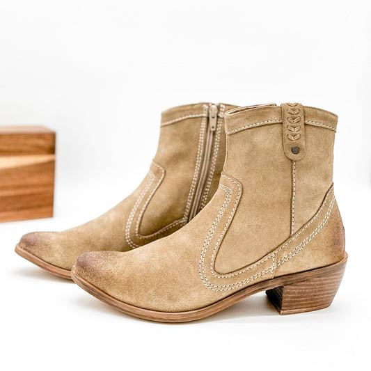 Smithy Suede Ankle Boots | Tan