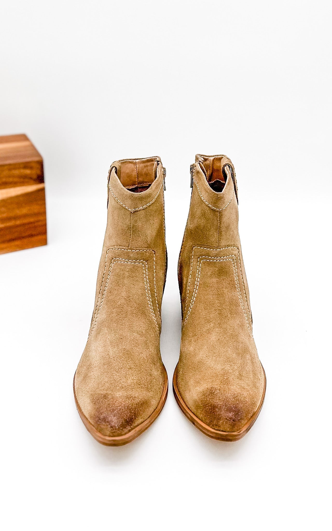 Smithy Suede Ankle Boots | Tan