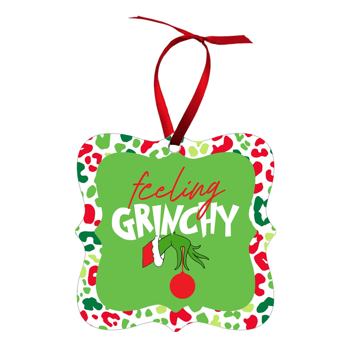 Feeling Grinchy Frame Ornament