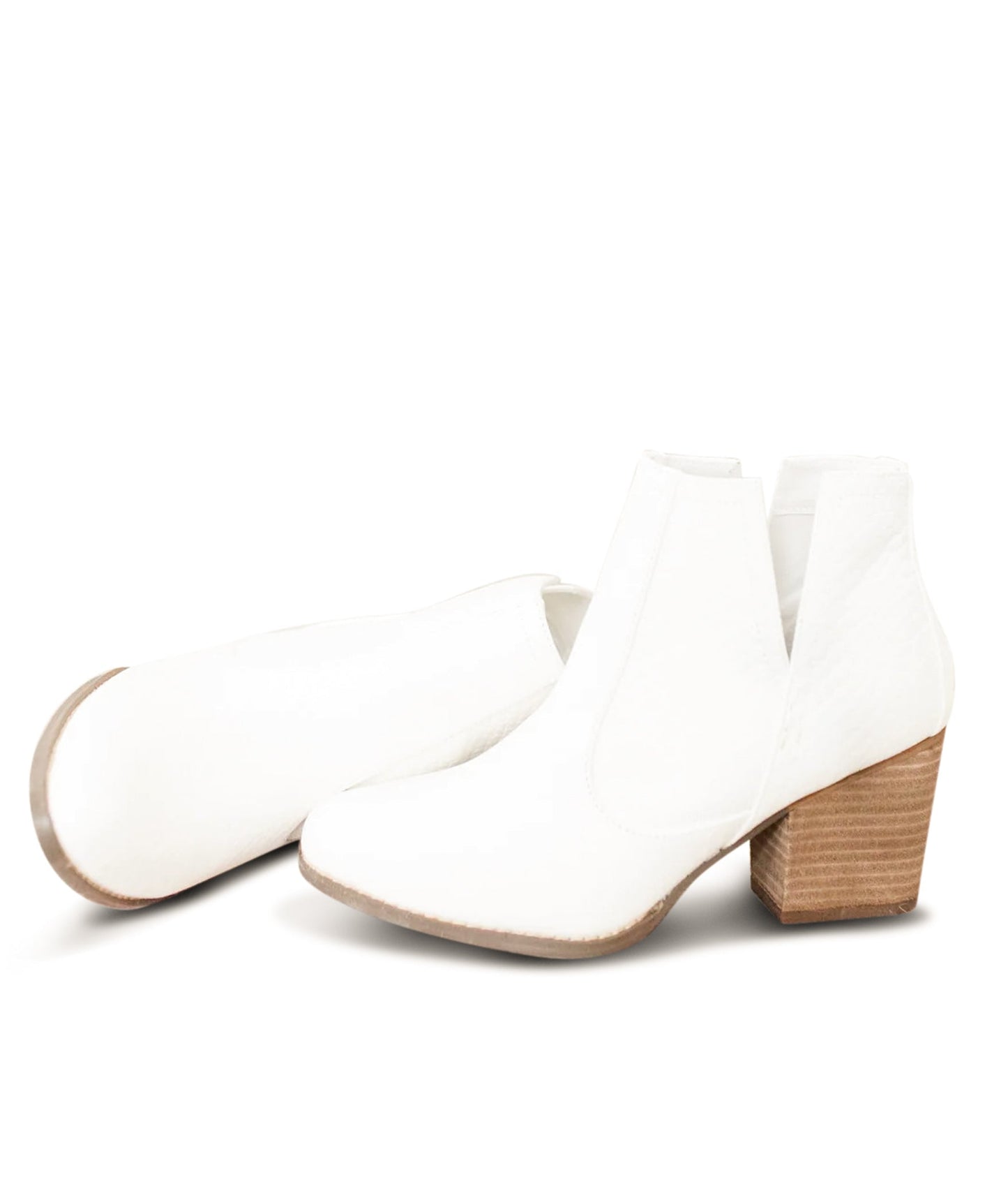 Tarim Booties | White