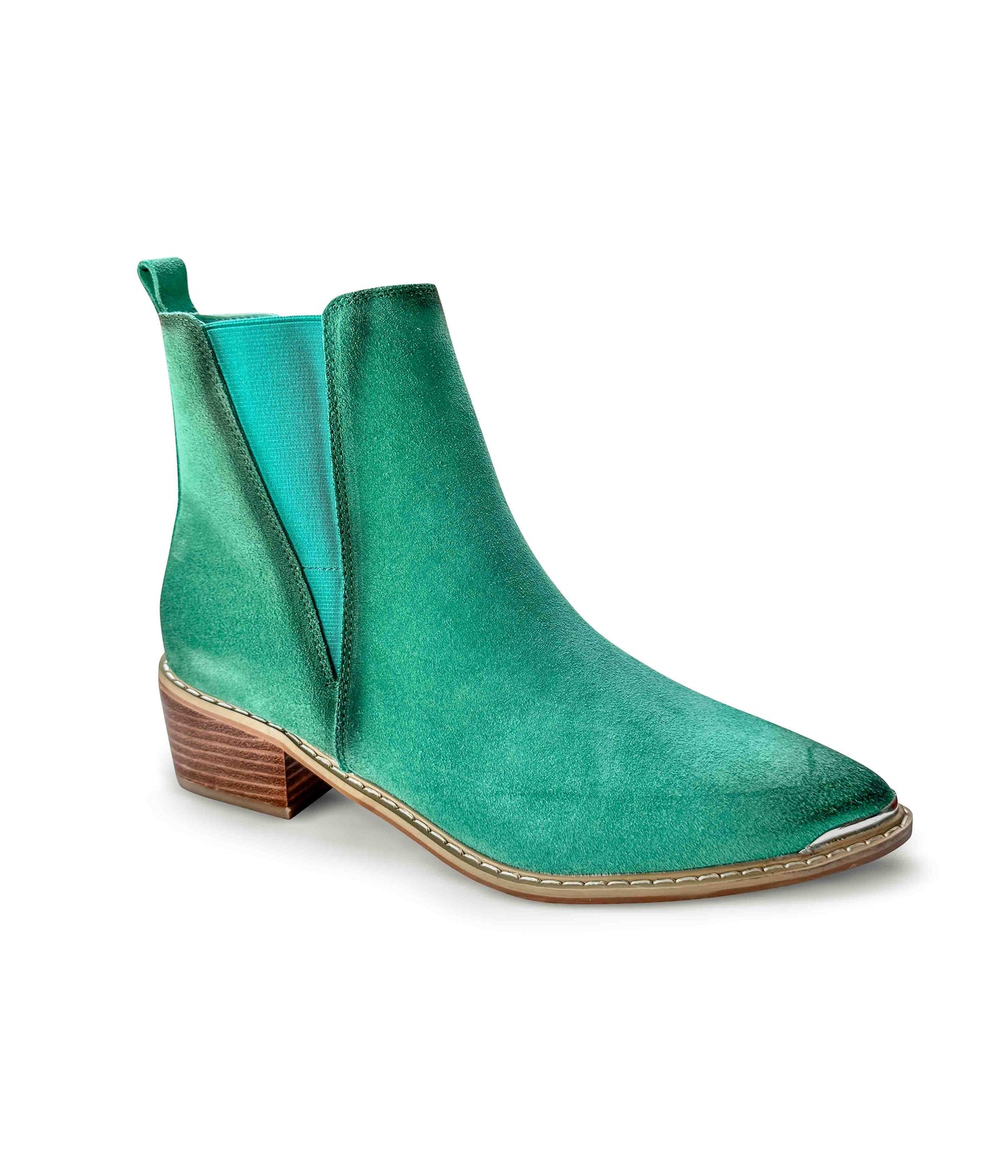 Wylie Suede Ankle Boots | Teal