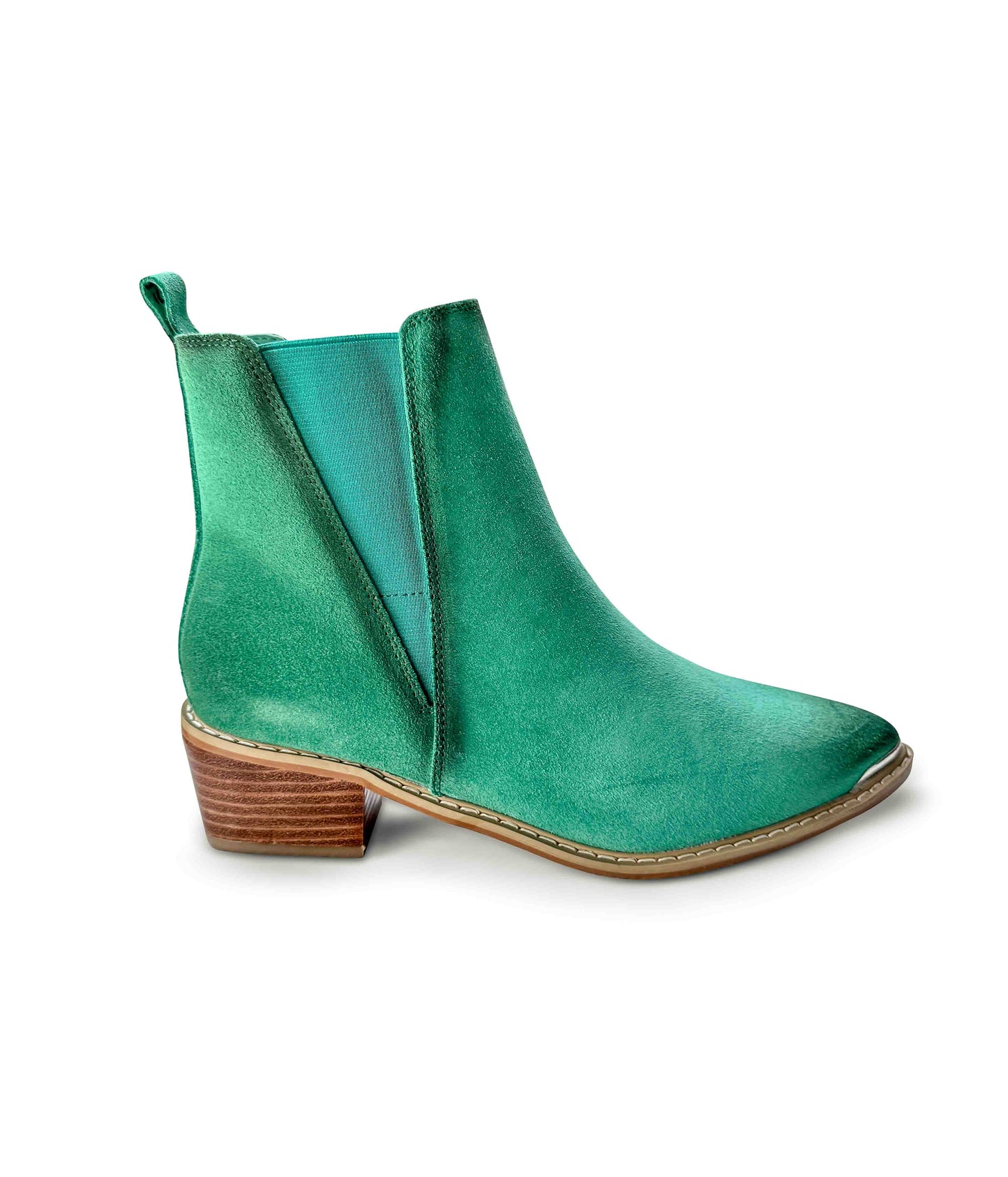 Wylie Suede Ankle Boots | Teal