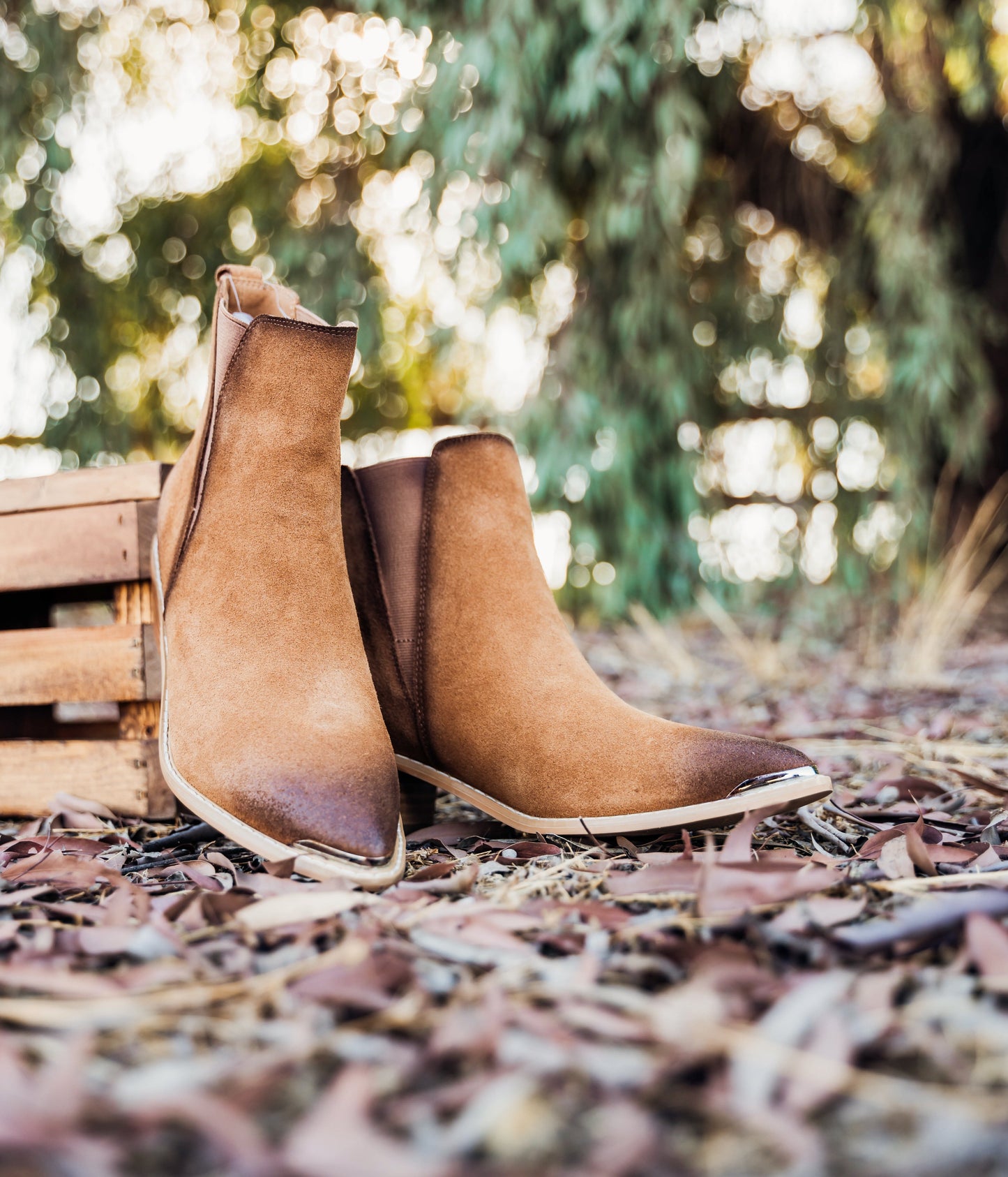 Wylie Suede Ankle Boots | Tan