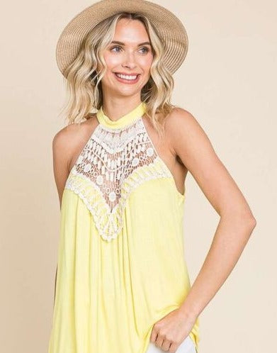 Melody Lace Sleeveless Top