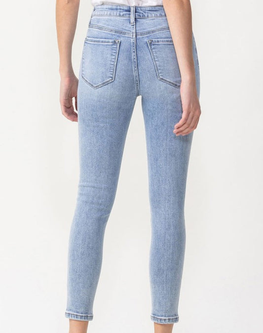 Talia High Rise Cropped Skinny Jeans | Lovervet
