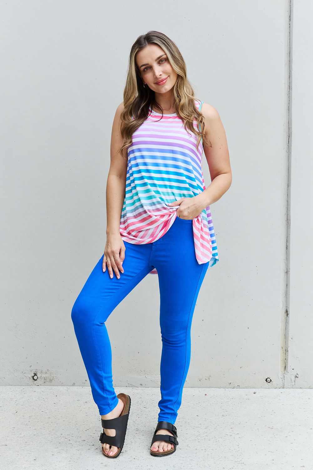 Love Yourself Striped Top