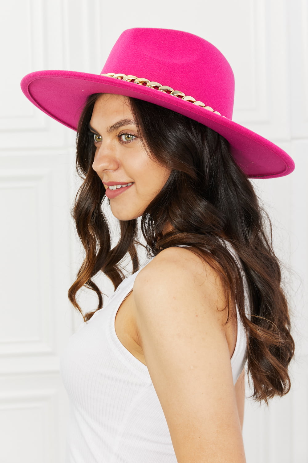 Keep Your Promise Fedora Hat | Pink