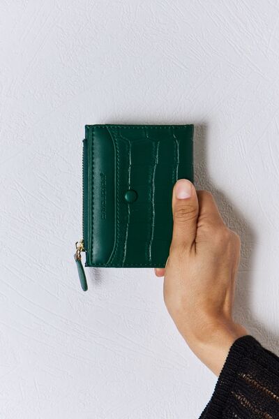 Textured Leather Mini Wallet | David Jones