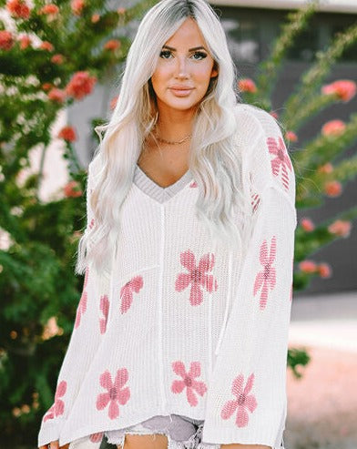 Flower Power Hooded Sweater