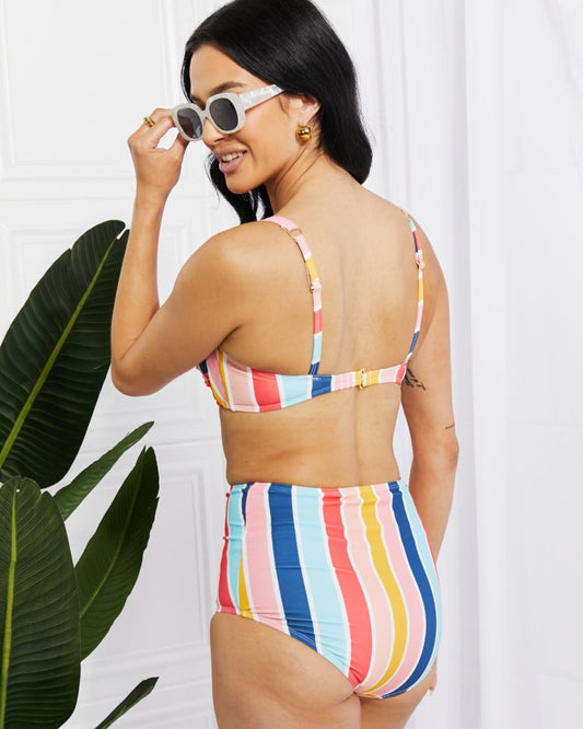 Take A Dip Twist High-Rise Bikini | Stripes