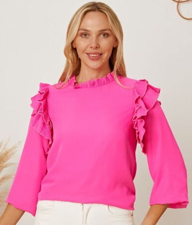 Valeria Frill Ruffled Blouse