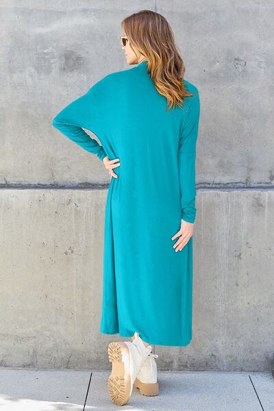 Open Front Long Sleeve Cover Up | Multiple Colors