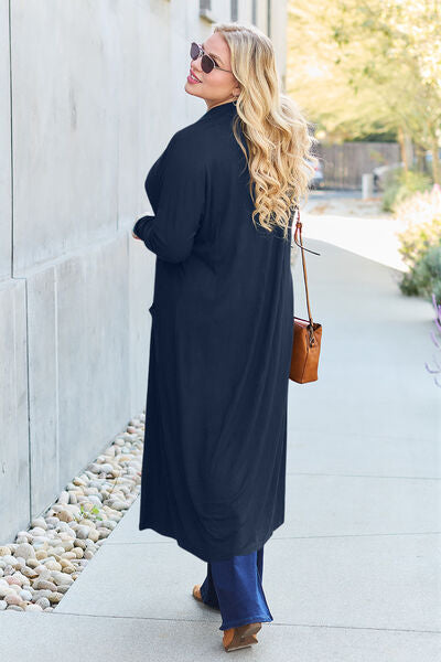 Open Front Long Sleeve Cover Up | Multiple Colors