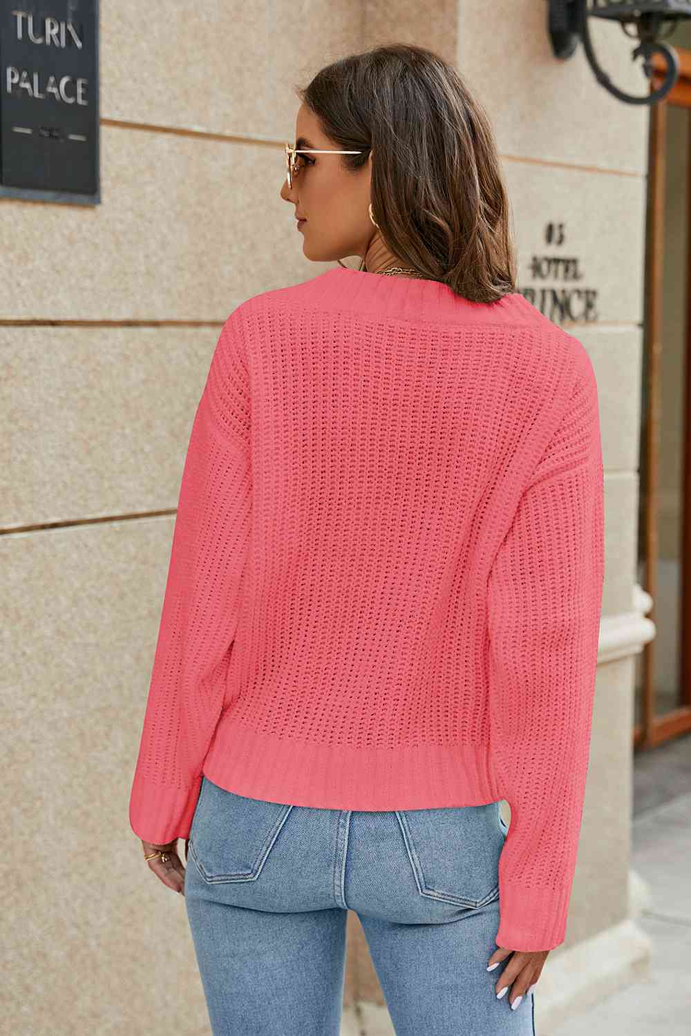 Openwork Sweater | Multiple Colors