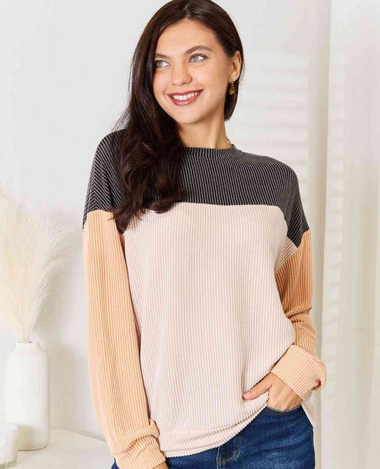 Shake It Up Color Block Top