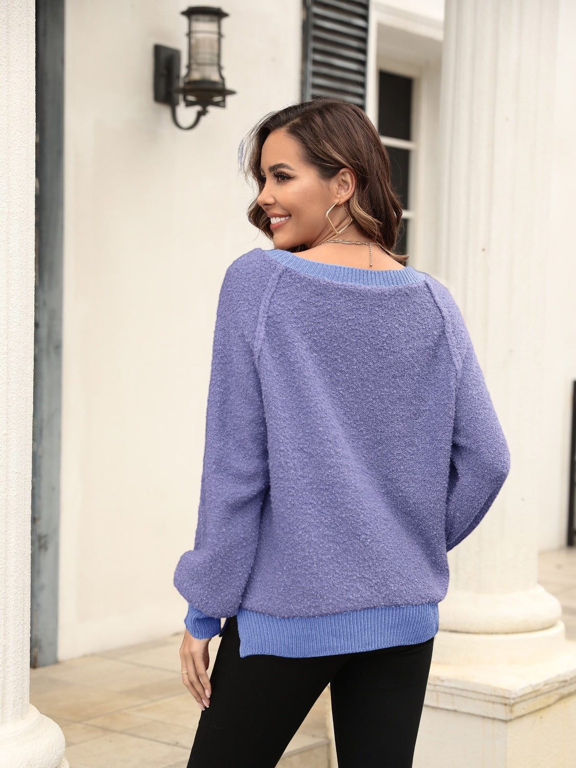 Sweetheart Ribbed Sweater | Multiple Colors