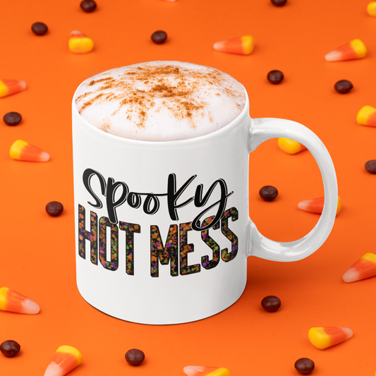 Spooky Hot Mess Mug | 11 oz or 15 oz - Bella Lia Boutique