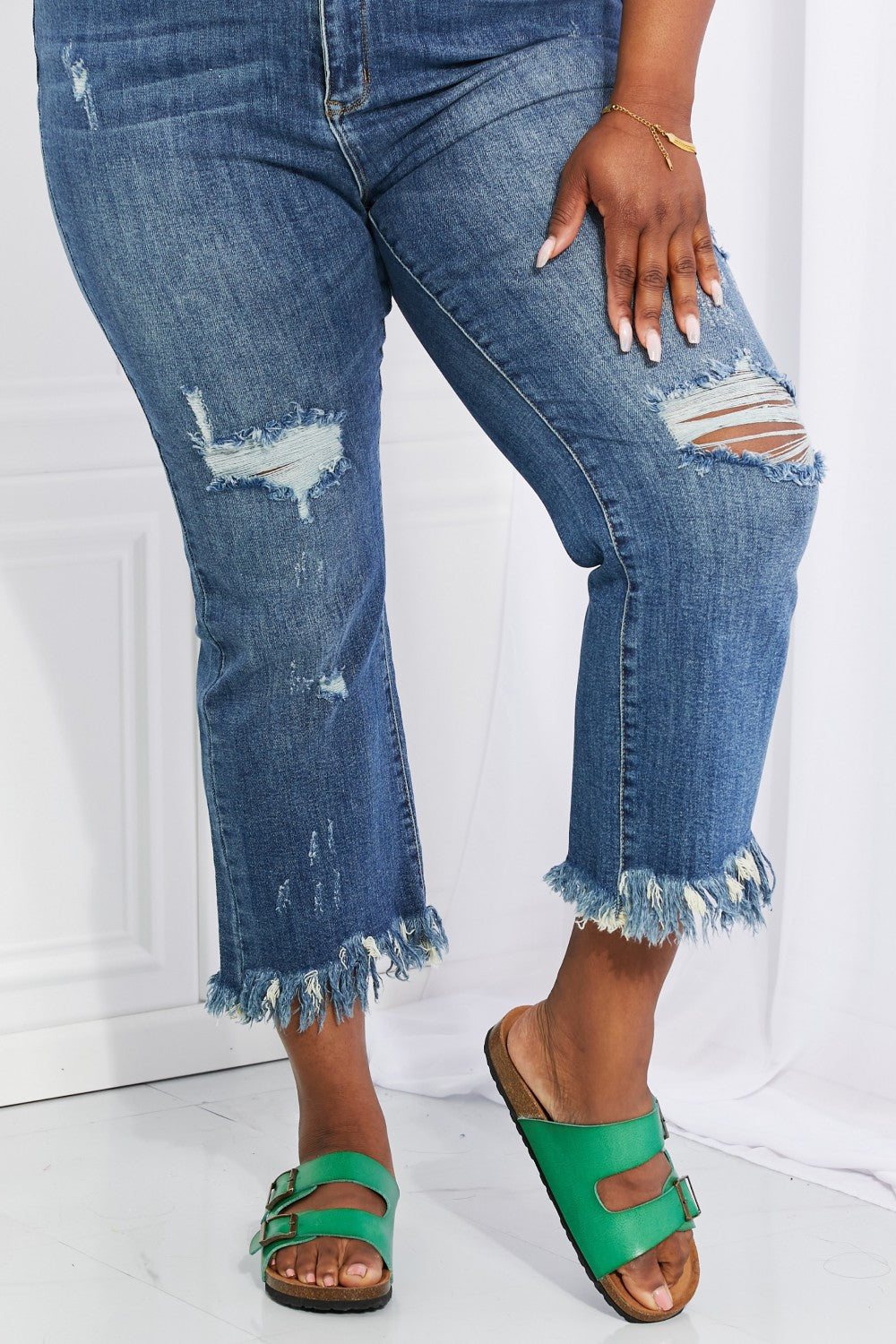 Undone Chic Straight Leg Jeans | Risen