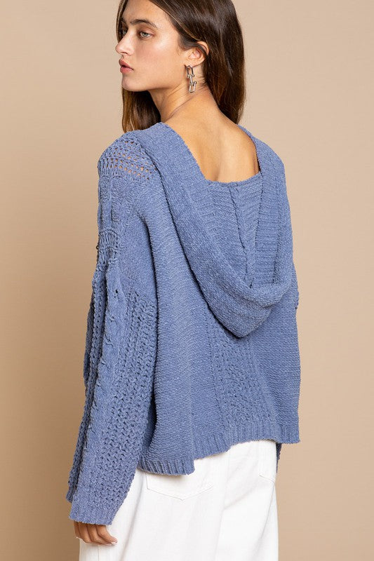 Bella & Bloom Hooded Sweater | Multiple Colors - Bella Lia Boutique